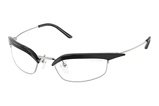 Prada PR B50S TZM08N Clear Blue-Violet Light FilterBlack/Silver