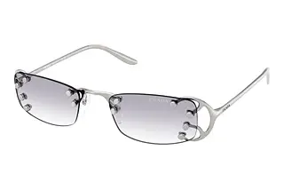 Prada PR C57S 28H40V Clear Gradient Dark GreyArgento Nouveau