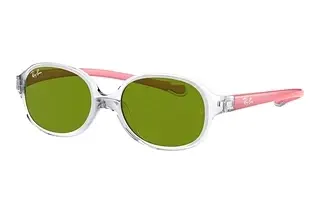 Ray-Ban Kids RJ9187S 7082/2 GreenTransparent Light Violet