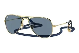 Ray-Ban Kids RJ9506S 223/1U Light Blue MirrorArista Gold