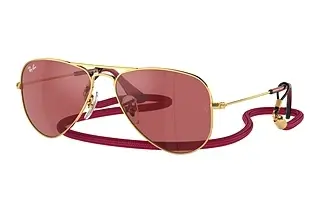 Ray-Ban Kids RJ9506S 223/B5 Red Hiper 8 MirrorArista Gold