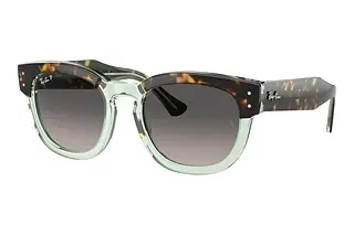 Ray-Ban RB0298S 1376M3 GreyHavana On Transparent Green