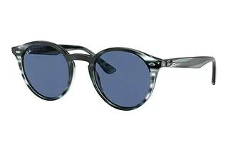 Ray-Ban RB2180 643280 DARK BLUESTRIPED BLUE HAVANA