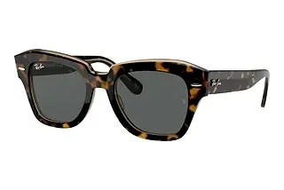 Ray-Ban RB2186 1292B1 Dark GreyHavana On Transparent Brown