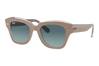 Ray-Ban RB2186 12973M Blue GradientBeige On Transparent