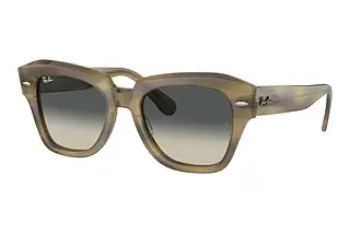 Ray-Ban RB2186 140571 GreyStriped Green