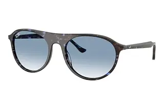 Ray-Ban RB2215 14303F Clear Gradient BlueHavana Blue Turtle