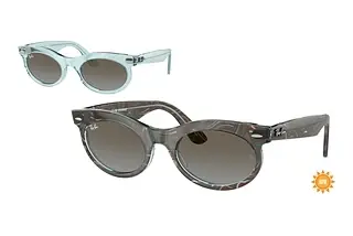 Ray-Ban RB2242 138596 Blue BrownPhoto Waves Azure