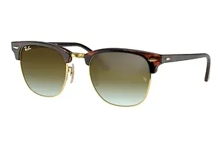 Ray-Ban RB3016 990/9J Green Gradient FlashRed Havana