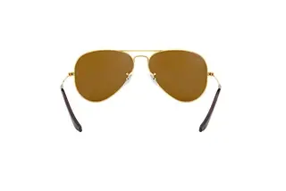 Rückansicht Ray-Ban AVIATOR LARGE METAL (RB3025 - 001/33)