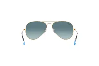 Rückansicht Ray-Ban AVIATOR LARGE METAL (RB3025 - 001/3M)