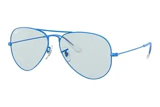 Ray-Ban RB3025 9222T3 Light Blue/Dark Violet Photochromic EvolveLight Blue
