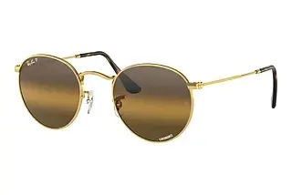 Ray-Ban RB3447 001/G5 Silver/BrownArista Gold