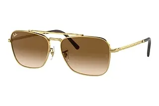 Ray-Ban RB3636 001/51 Light BrownArista Gold