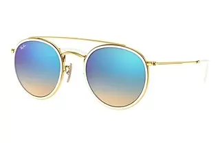Ray-Ban RB3647N 001/4O Blue FlashArista Gold
