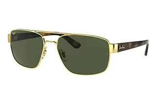Ray-Ban RB3663 001/31 G-15 GreenArista Gold