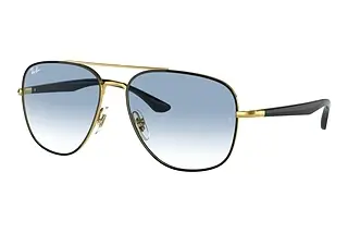 Ray-Ban RB3683 90003F BlueBlack On Gold