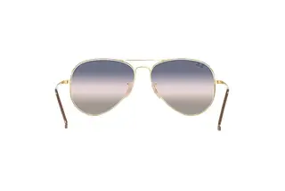 Rückansicht Ray-Ban AVIATOR METAL II (RB3689 - 001/GE)