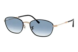 Ray-Ban RB3749 92723F Clear Gradient BlueBlack On Rosegold