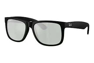 Ray-Ban RB4165 622/Y4 Green Mirror Silver PolarizedRubber Black