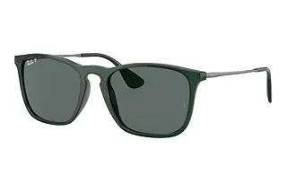 Ray-Ban RB4187 666381 Dark GreyTransparent Green