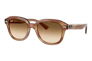 Ray-Ban RB4398 140351 Clear Gradient BrownStriped Brown