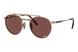 Vorderansicht Ray-Ban ROUND II TITANIUM (RB8237 - 3140AF)