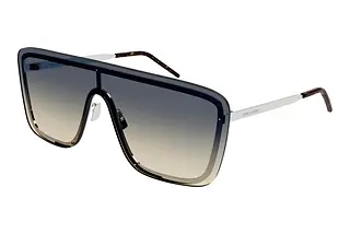 Saint Laurent SL 364 MASK 009 GREENSILVER