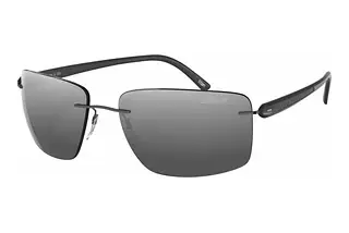 Silhouette 8722 6560 blackSLM Silver Mirror Gradient