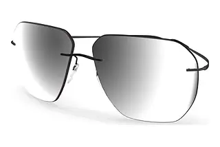Silhouette 8743 9140 blackBlack / Crystal