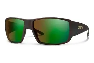 Smith GUIDE CHOICE/N N9P/78 GREEN MIRROR POLARIZED HIGHTCONTRASTHAVANNA