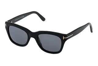 Tom Ford FT0237 01D grau polarisierendGlänzend Schwarz