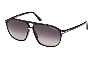 Tom Ford FT1026 01B grau verlaufendGlänzend Schwarz