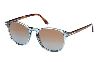 Tom Ford FT1097 90F braun verlaufendGlänzend Blau