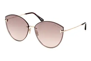 Tom Ford FT1106 28G braun verspiegeltGlänzend Rose Gold