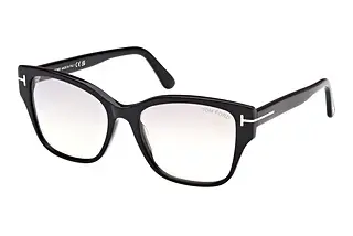 Tom Ford FT1108 01C grau verspiegeltGlänzend Schwarz