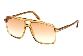 Tom Ford FT1177 39F braun verlaufendGlänzend Dunkel Gelb