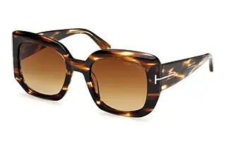 Tom Ford FT1220 55F braun verlaufendDunkel Havanna