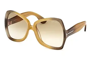 Tom Ford FT1222 41F braun verlaufendGelb/Verlauf