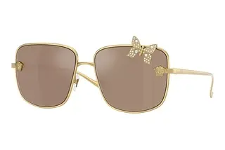 Versace VE2282 K0030W Clear Mirror Real Rose GoldGold Plated