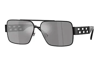 Versace VE2290 12616G Dark Grey Mirror SilverMatte Black
