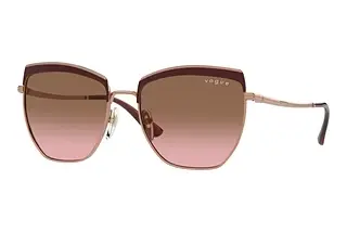 Vogue Eyewear VO4234S 517014 Pink Gradient BrownTop Bordeaux/Rose Gold