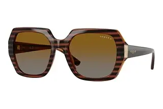 Vogue Eyewear VO5612SB 2571T5 Gradient Brown PolarStriped Brown Havana