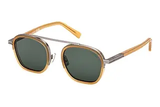 Zegna EZ0231 45N grünGlänzend Hellbraun