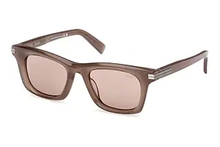 Zegna EZ0270 51E braunGlänzend Dunkelbraun