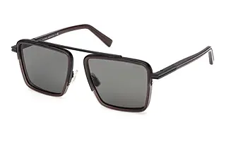 Zegna EZ0272 48D grau polarisierendGlänzend Dunkelbraun