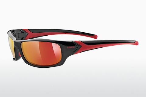 Sonnenbrille UVEX SPORTS sportstyle 211 black-red