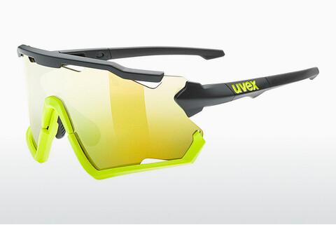 Sonnenbrille UVEX SPORTS sportstyle 228 black yellow matt