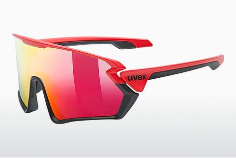 Sonnenbrille UVEX SPORTS sportstyle 231 red black mat
