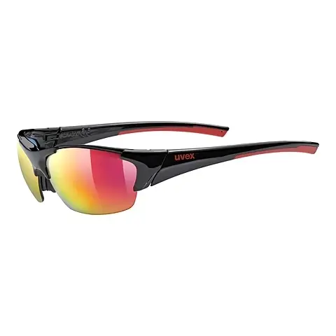 Sonnenbrille UVEX SPORTS blaze III black red